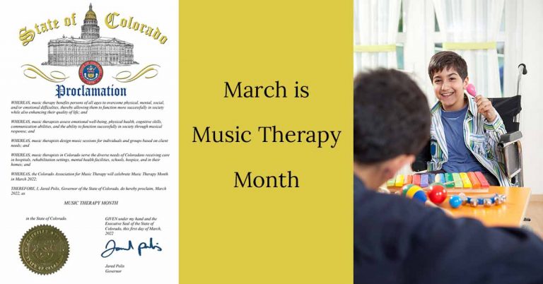 March was Music Therapy Month